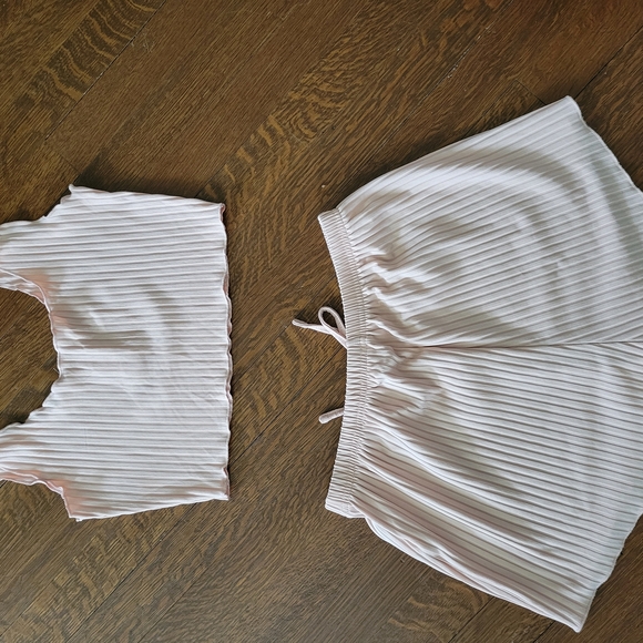 Pink Ribbed Two-Piece Set - Picture 5 of 9